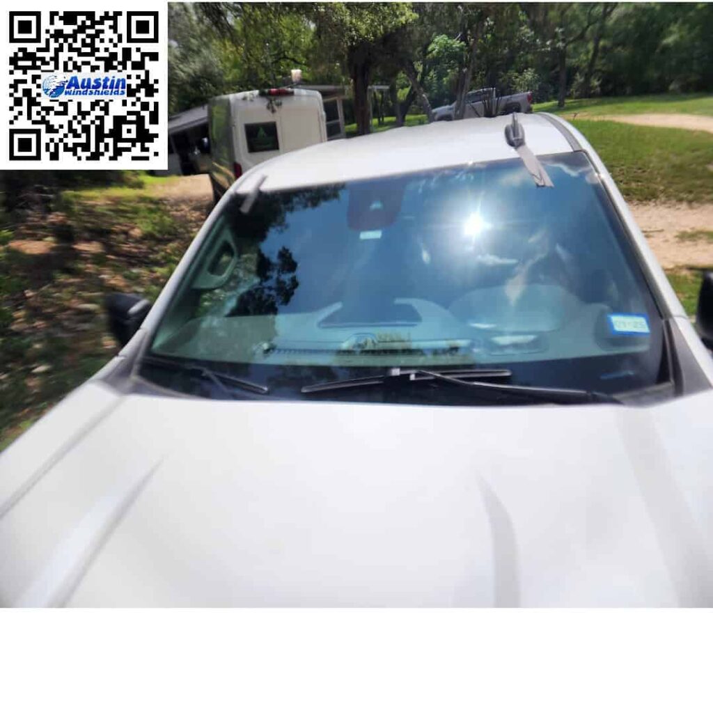 2022 Chevy Silverado windshield replacement and ADAS calibration off of Del Robles Dr in Austin, Tx 78727