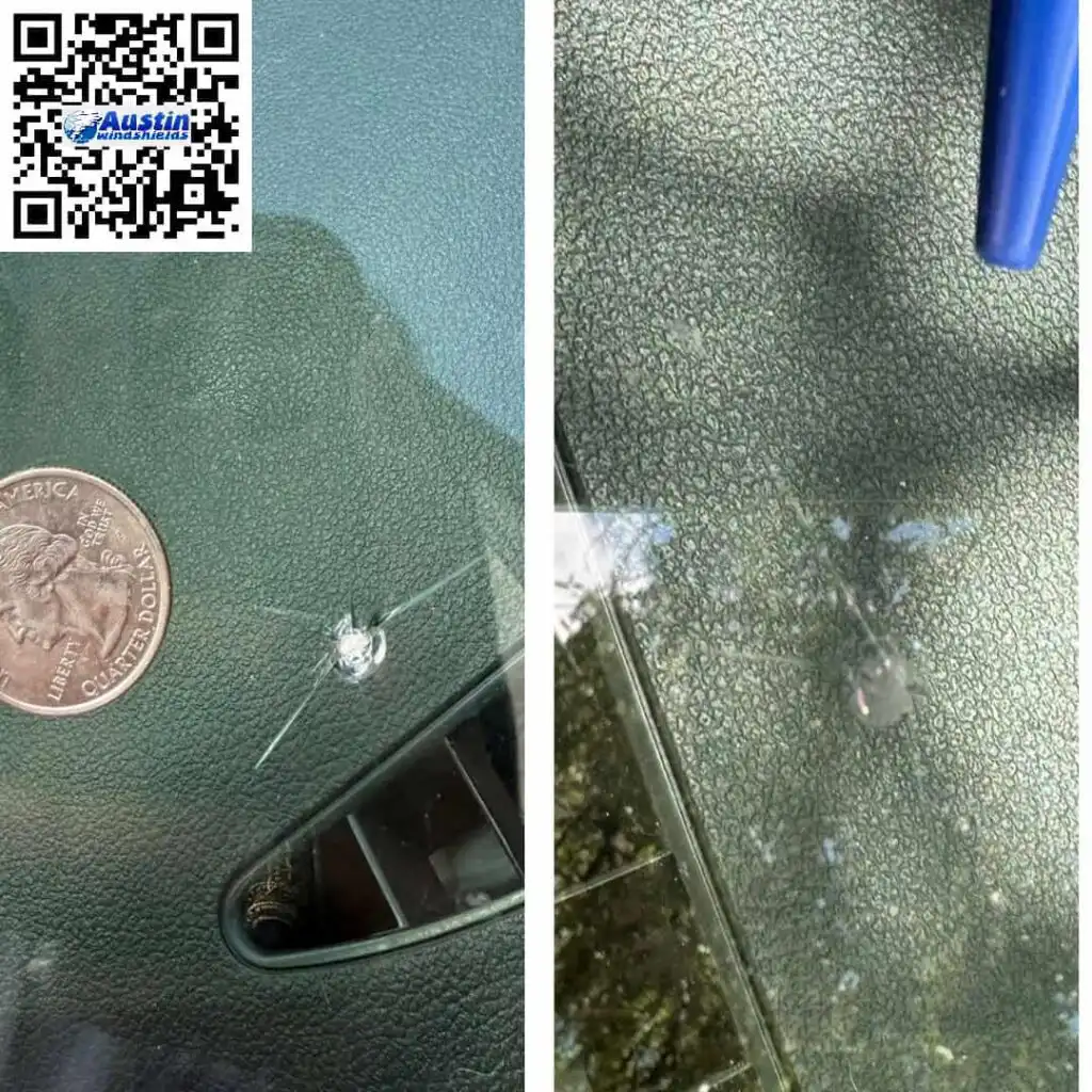 Austin Windshields - Windshield chip repair on a 2018 Ford Escape off Rushy Creek Rd in Cedar Park, Tx 78613