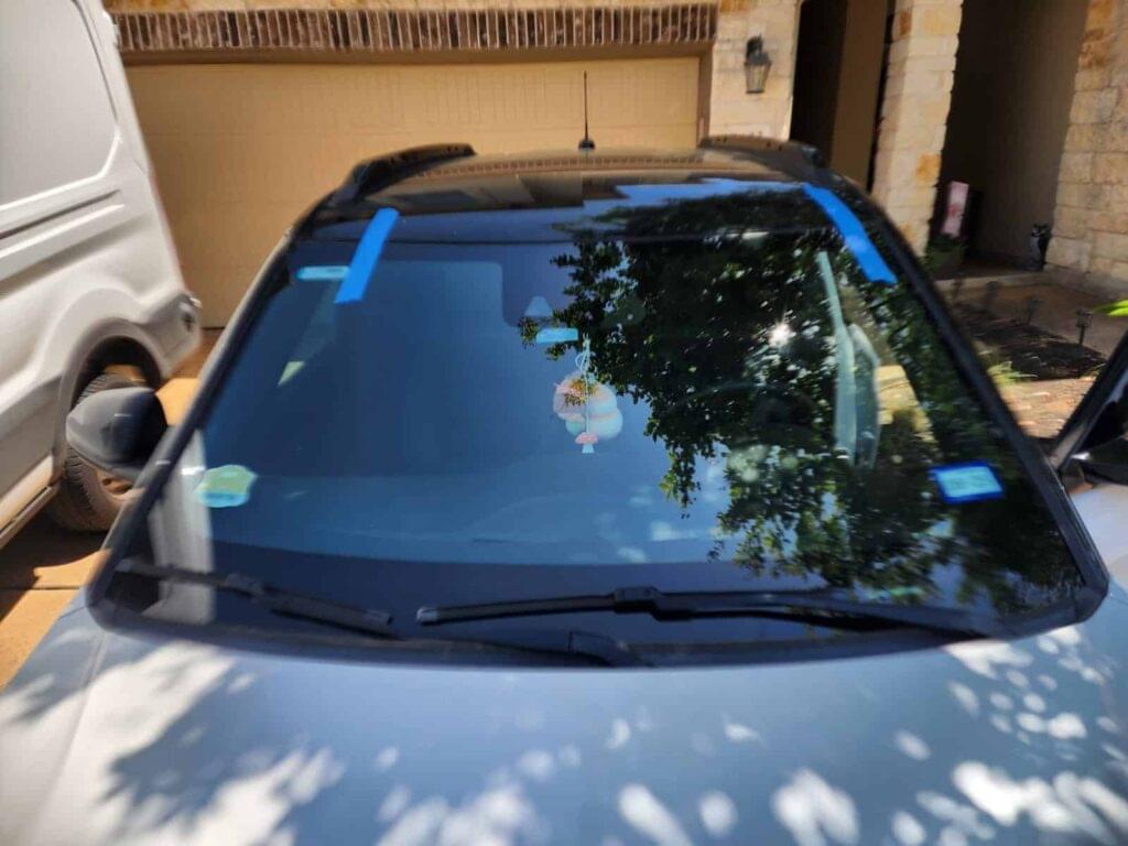 2021 Chevy Trail Blazer windshield replacement with ADAS calibration on Avery Ranch Rd Austin Tx 78717