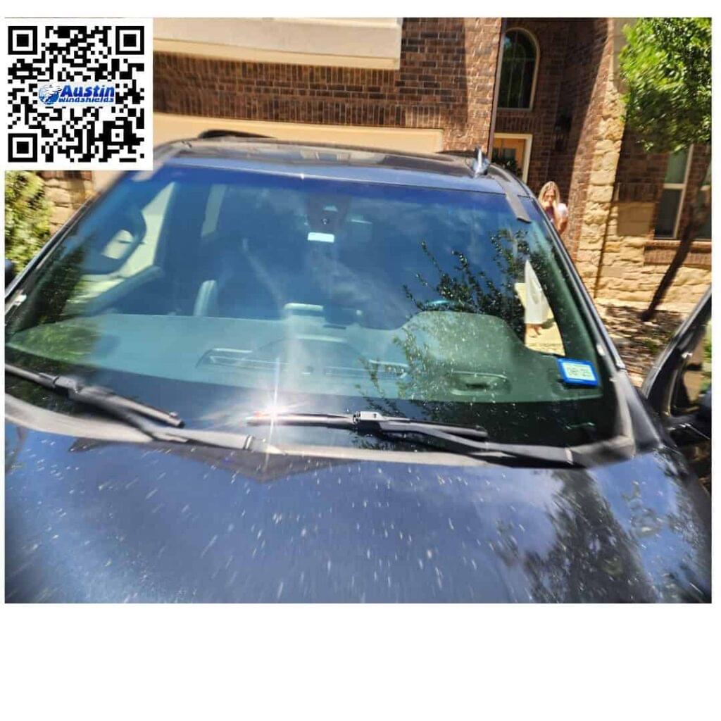 2021 Chevy Suburban windshield replacement with ADAS calibration off Gunnison Turn Rd in Austin, Tx 78738