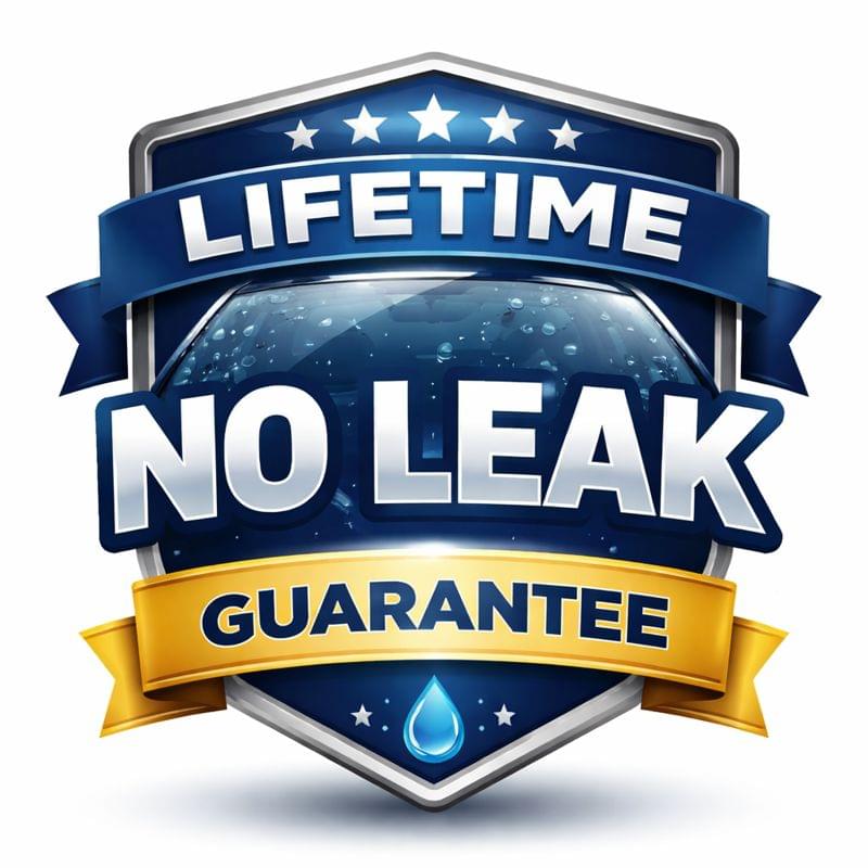 Lifetime No Leak Guarantee Badge - Austin Windshields
