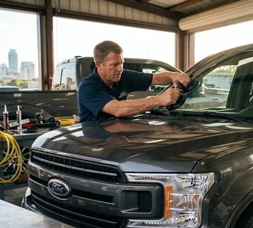 Austin Windshields mobile technician Austin, Tx